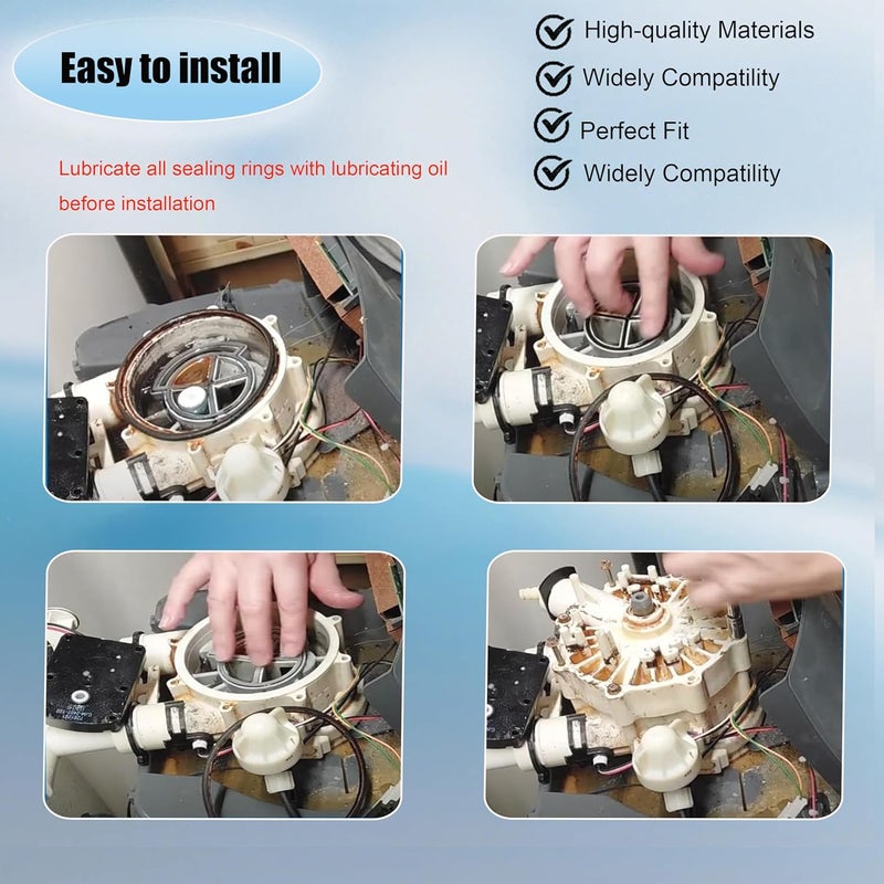 Yomaray 7185487 مجموعة ختم جهاز تنقية المياه 1" عالية التدفق (OEM) - Image 3